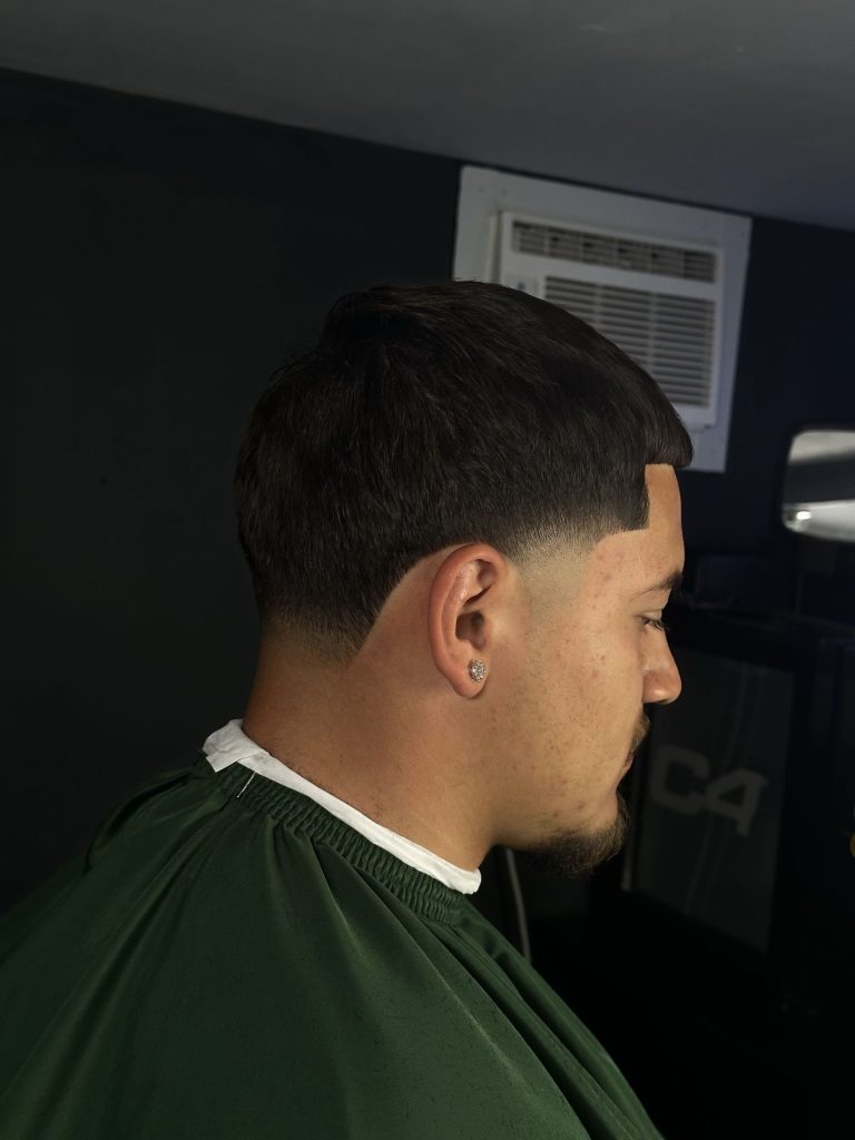 Sharp lineup and taper at Refined Barber Studio